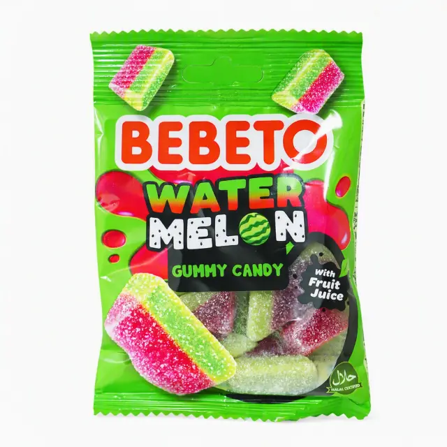 Bebeto Watermelon Gummy Candy 35G
